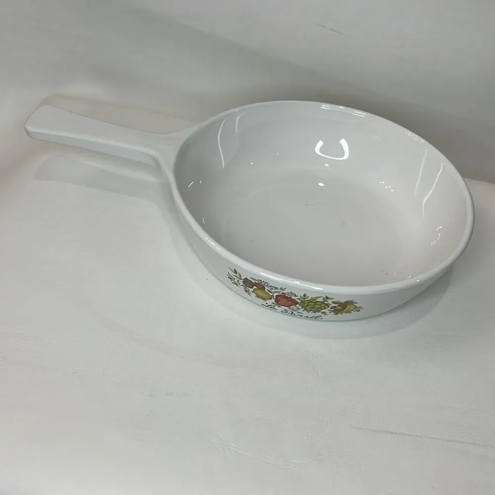 Corning Ware Spice of Life Skillet Saucepan P-83 6 1/2 Inches Round Skillet USA
